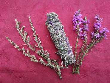 Beifuß-Blutweiderich Räucherbündel - handgefertigt und Bio-Qualität